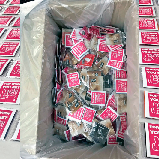 Promotional Condom Packs Bin